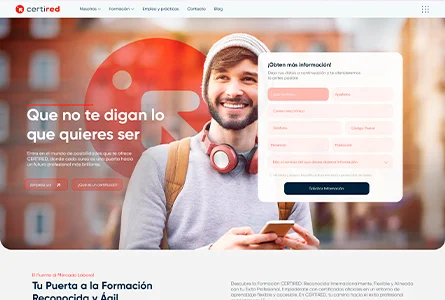 website busqueda de cursos y fp